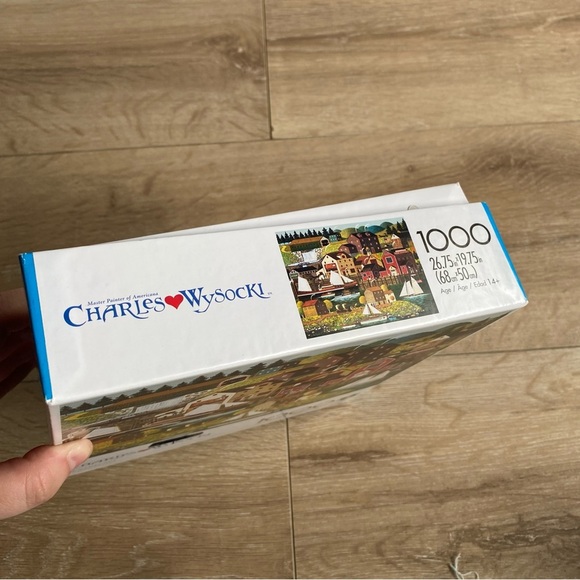 Charles Wysocki Puzzle The Cambridge 1000 piece complete - Picture 5 of 5
